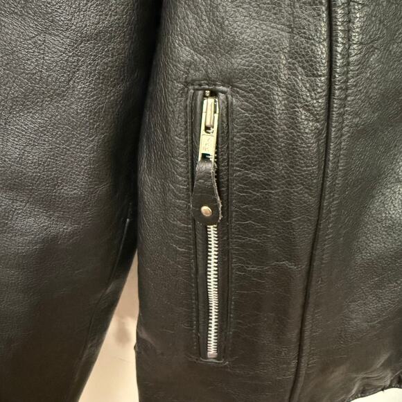 Street & Steel Scooter Leather Jacket - Size Large - Picture 9 of 15